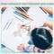 Pre Printed Canvases, 9 PCS Butterfly Painting Canvas 7.87 * 7.87” Butterfly Floral Themed Painting Canvas 9Pcs-Butterfly